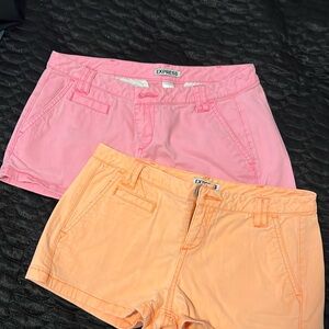 Express low rise shorts